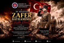 Türk Amerikan Dernekleri Kurulu'ndan 30 Ağustos Zafer Bayramı Mesajı